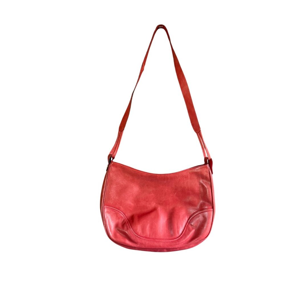 Salvatore Ferragamo Leather Shoulder Bag Womens red